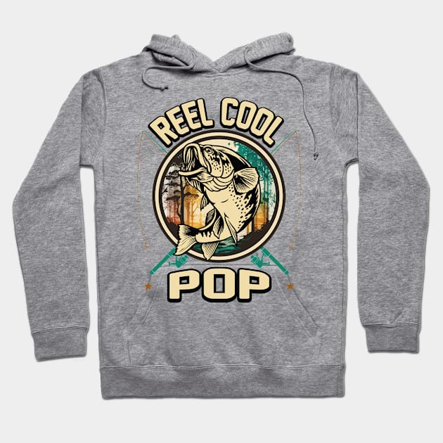 Reel Cool Pop Fishing Gift Hoodie by ryanjaycruz